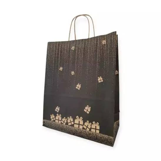 Julväska – Svart - Gala – medel - M – 250 st för wholesale av Mini Art Products