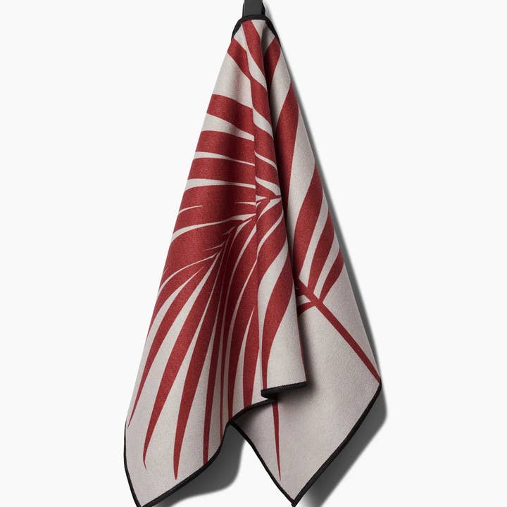 Geometry - Vendita all'ingrosso Asciugamano da sport - Asciugamano fitness Red Palm