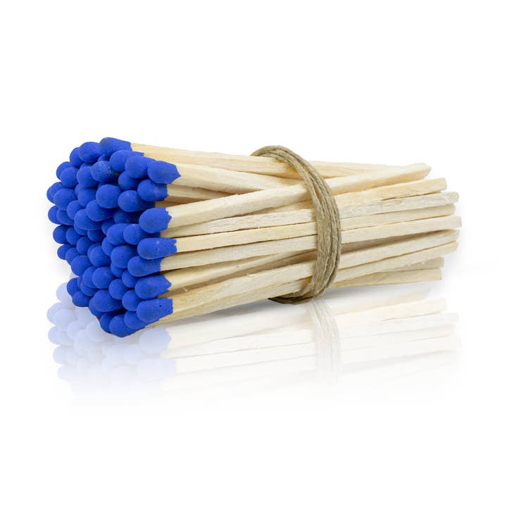 Chandler Studio - Wholesale Matches - 4" Blue Tip Matchsticks - Matches, Bulk, Loose 100 pcs0