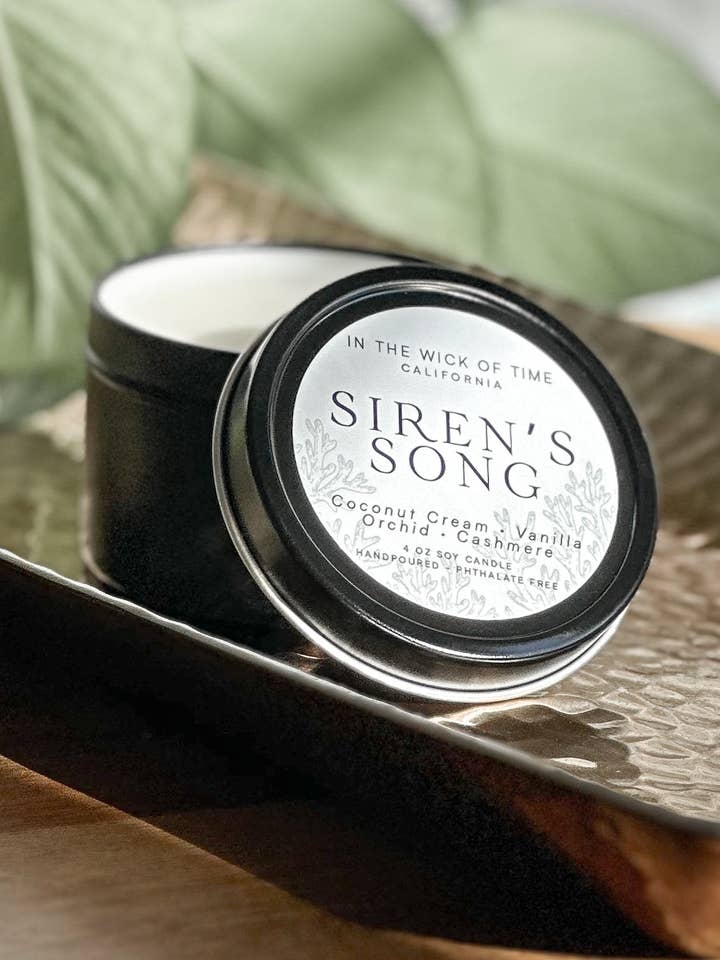 Sirenens Sang 4 oz Lys for engroshandel hos In the Wick of Time