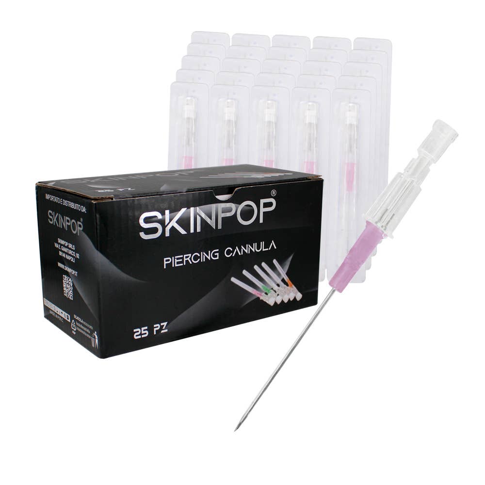 SKINPOP – Anel de mamilo por atacado – Agulhas estéreis para piercing Skinpop (Caixa com 25)5