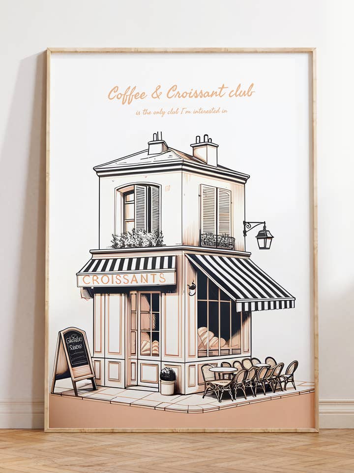 Impressão de Arte – Cafetaria | Arte de Parede Minimalista por atacado de Nono Problemo