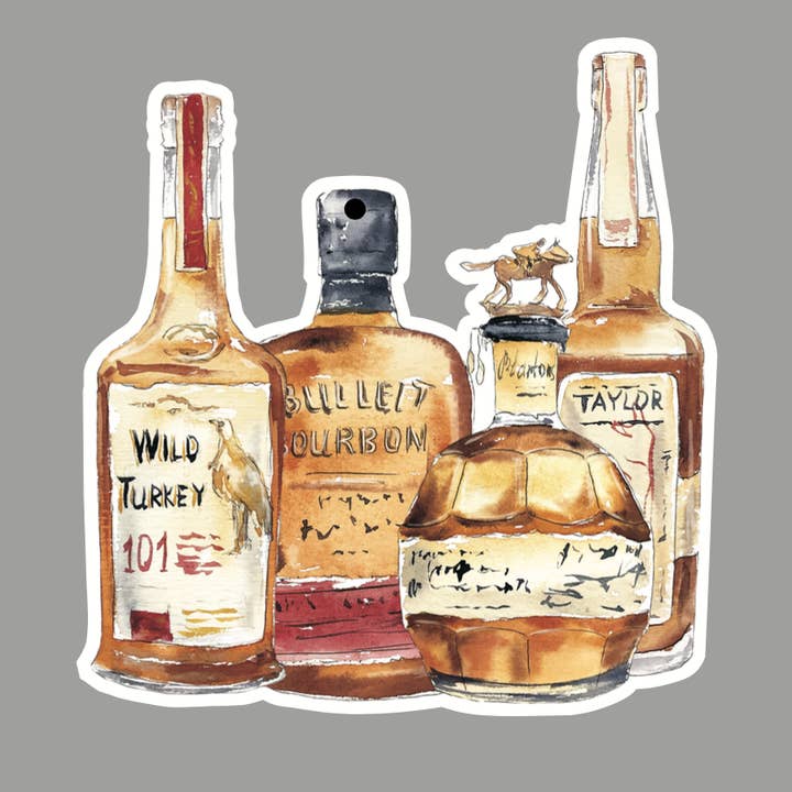 Bourbonflasker #2 Julepynt for engroshandel hos Barrel Down South