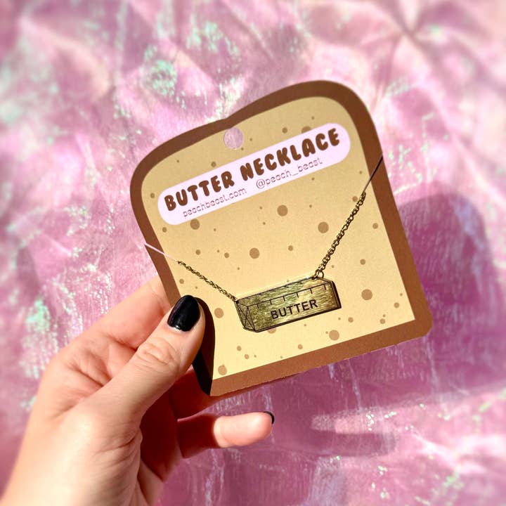 Peach Beast - Wholesale Pendant/Charm Necklace - Butter Necklace