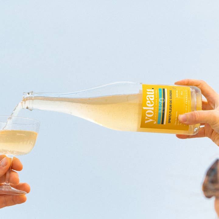 Yoleau - Wholesale Non-Alcoholic Aperitif/Mocktail - Non-alcoholic Spritz 0.0% - Elderflower 75cl0