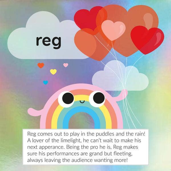 Pango Productions – Engroshandel Notesbog – Squishy regnbue A6 notesbog | Sødt børnestationery4