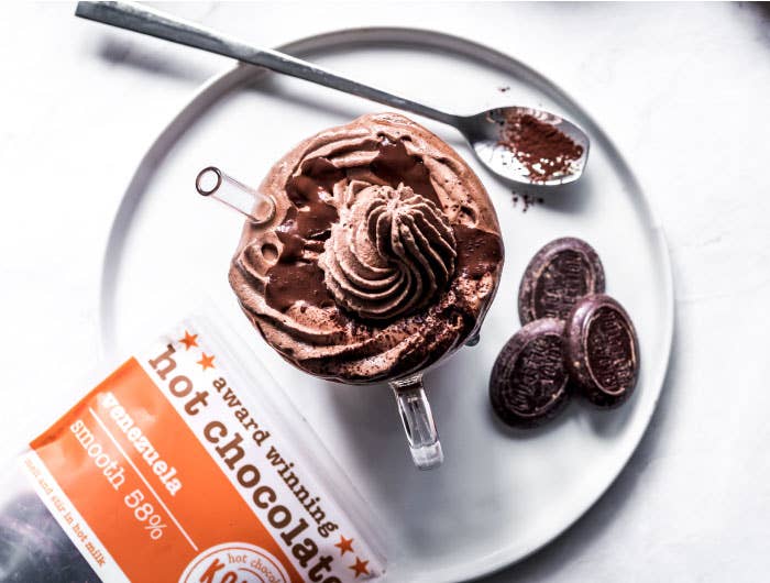 Kokoa Collection – wholesale Hot cocoa mix/kit – HOT CHOCOLATE Venezuela, smooth 58%1