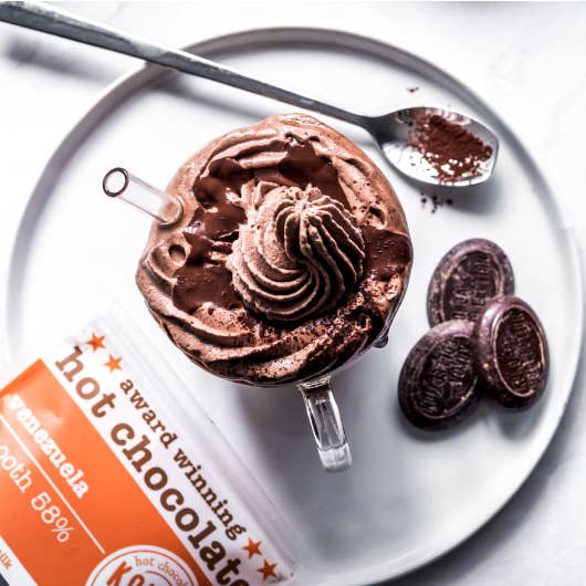 Kokoa Collection – wholesale Hot cocoa mix/kit – HOT CHOCOLATE Venezuela, smooth 58%1