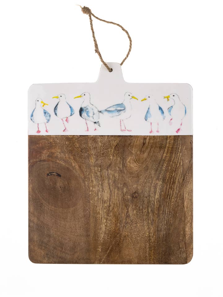 Seagull Chopping Board for wholesale by Shoeless Joe Ltd