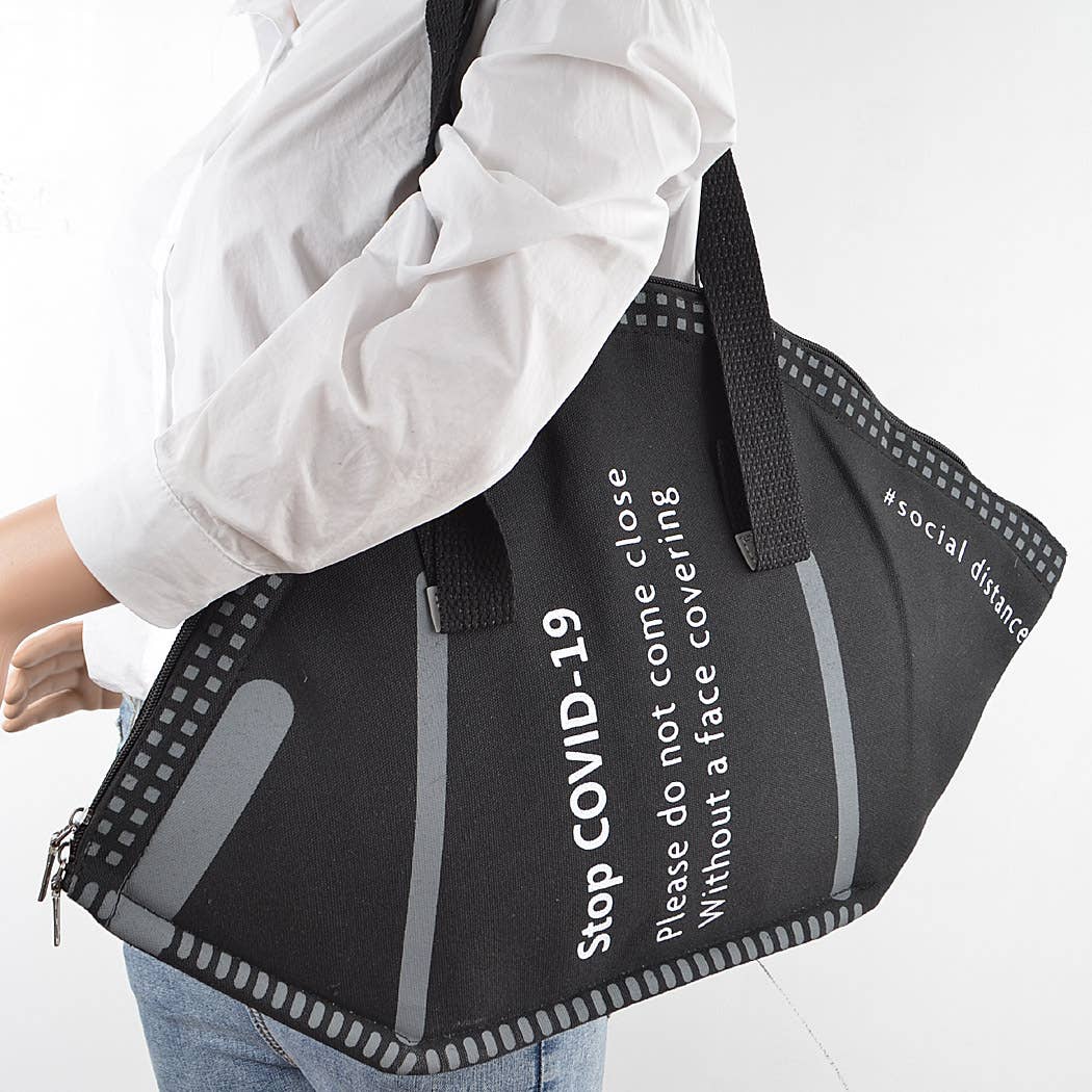 3AM BY H&D ACCESSORIES - Wholesale Tote Bag - Women's - Mask Large Tote Bag5