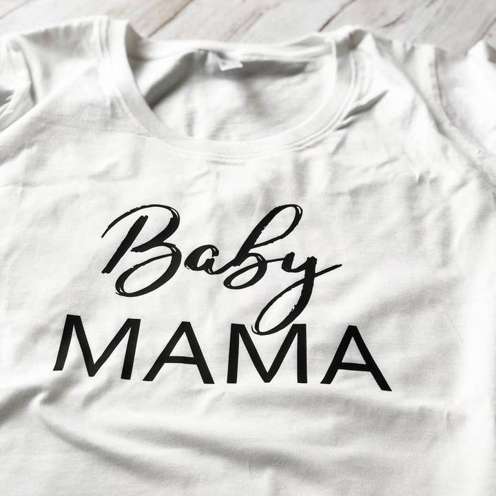 Baby Mama maternity shirt for wholesale by Custom Buffalo Chic