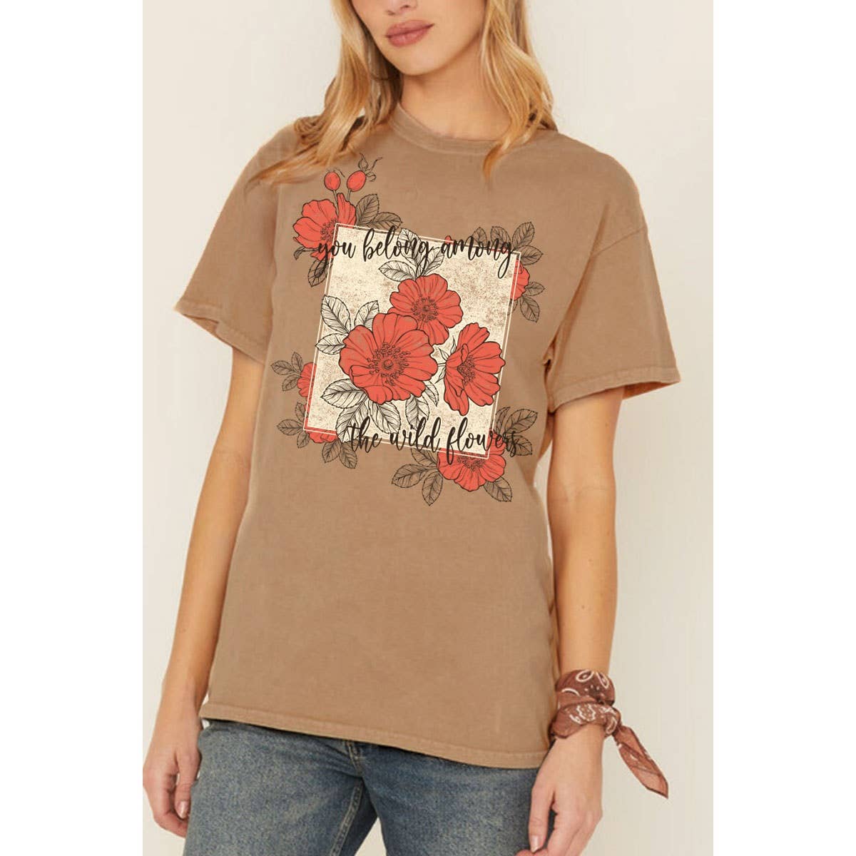 HRTandLUV – Großhandel T-Shirt mit Siebdruck – Damen – DU GEHÖRST ZU DEN WILDBLUMEN-MINERAL-GRAFIK-T-SHIRTS1