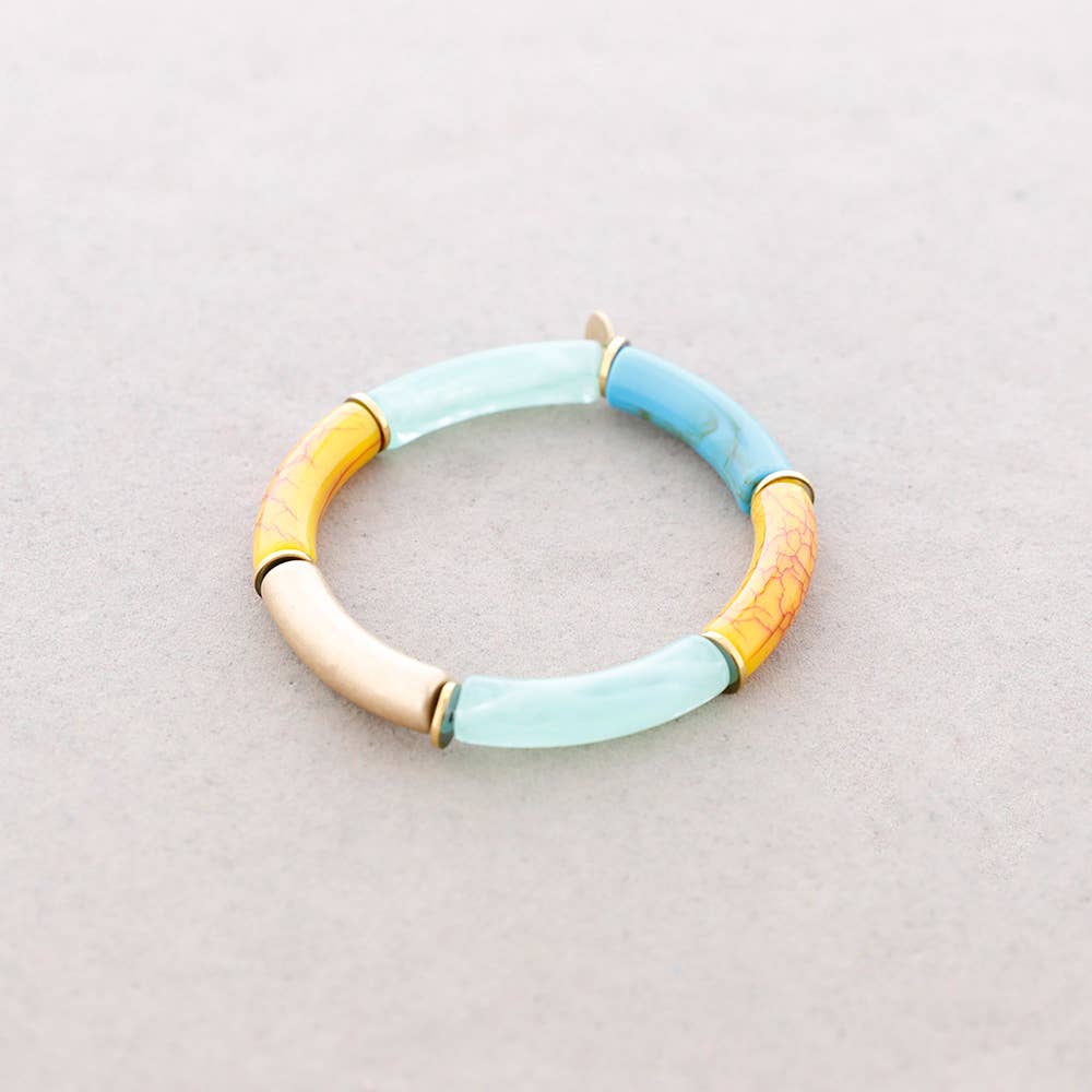 Sonata - Wholesale Snap Jewelry - Resin Bead Bracelet1
