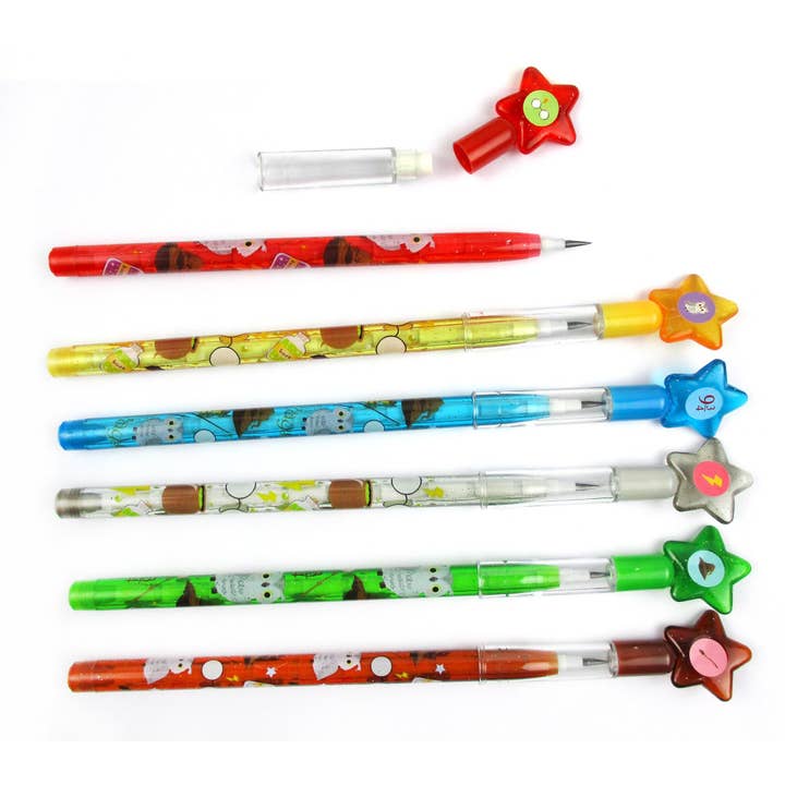 Tiny Mills - Wholesale Pencil - 24 Pcs Wizard Multi Point Pencils