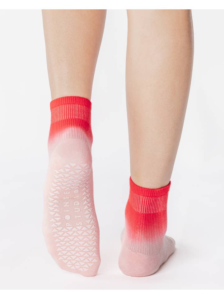 Pointe Studio - Venta al por mayor Calcetines - Mujer - Calcetines Cameron para mujer con agarre en el tobillo – Mezcla de algodón antideslizante para pilates y barre1