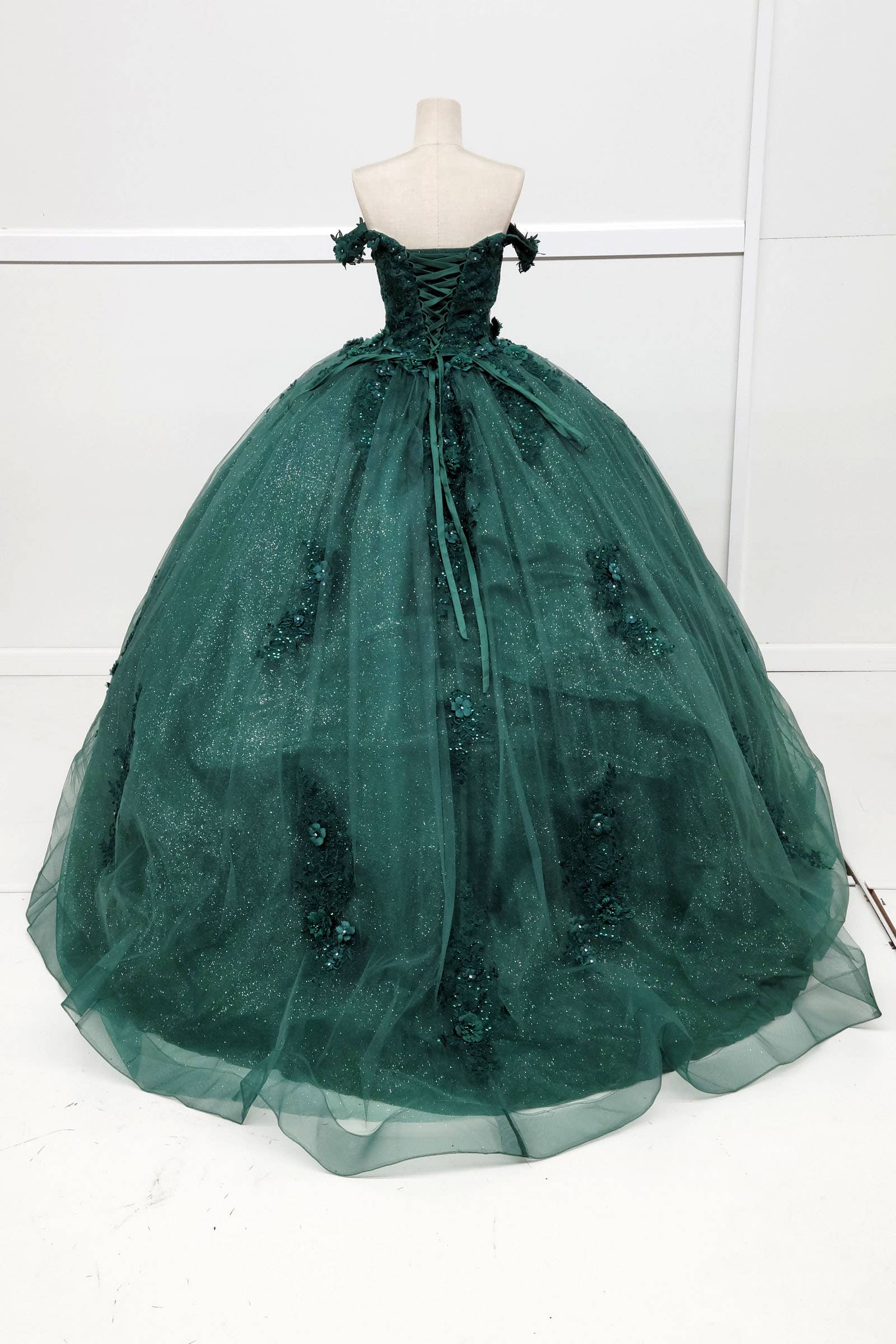 Chicas - Wholesale Gown - Women's - Off the Shoulder Quinceanera Dress With Flowers CHF306621