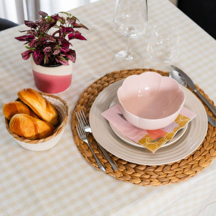 Fabstyles - Wholesale Tablecloth - GINGHAM CHECK-TABLE CLOTH