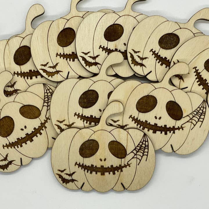 Jack O Lantern Pumpkin Floss Bobbin Thread Organizer for wholesale by Velvet Guillotine