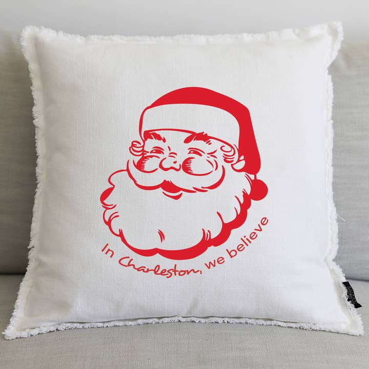 SANTA CARA CREER (personalizado) - COJÍN DE 20" para venta al por mayor de Wildwood Landing