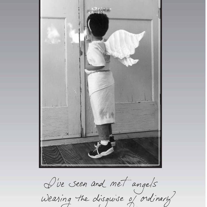 Bonair Daydreams - Wholesale Bedanktkaartje - 289t: Ik heb engelen gezien en ontmoet die de vermomming dragen van gewone mensen die een gewoon leven leiden. - Tracy Chapman