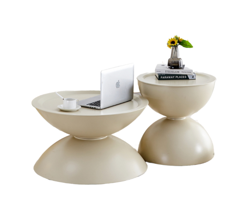BlakOutlet - Wholesale Coffee Table - Set of 2 Milk White Coffee Table and End Table With Storage.0