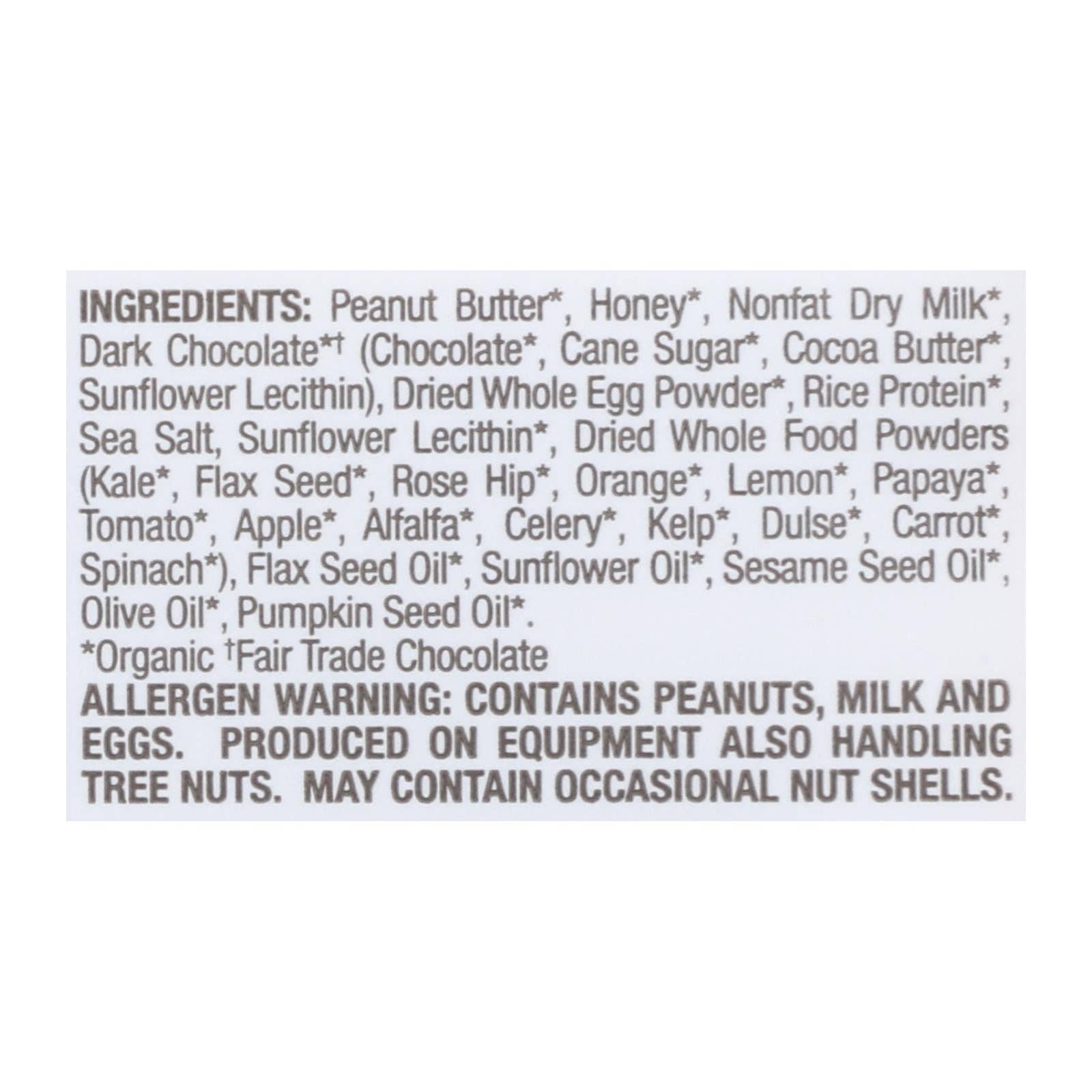 Ware Spark - Wholesale Snack Bar - Perfect Bar Dark Chocolate Chip Peanut Butter Perfect Bar  - Case Of 8 - 2.3 Oz2
