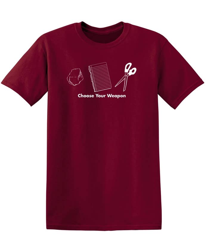 Feelin Good Tees - Wholesale Screen Printed T-Shirt - Unisex - Choose Your Weapon Rock Paper Scissors11