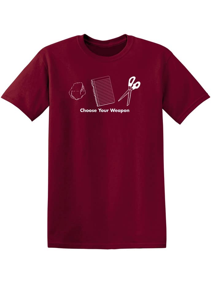 Feelin Good Tees - Wholesale Screen Printed T-Shirt - Unisex - Choose Your Weapon Rock Paper Scissors11