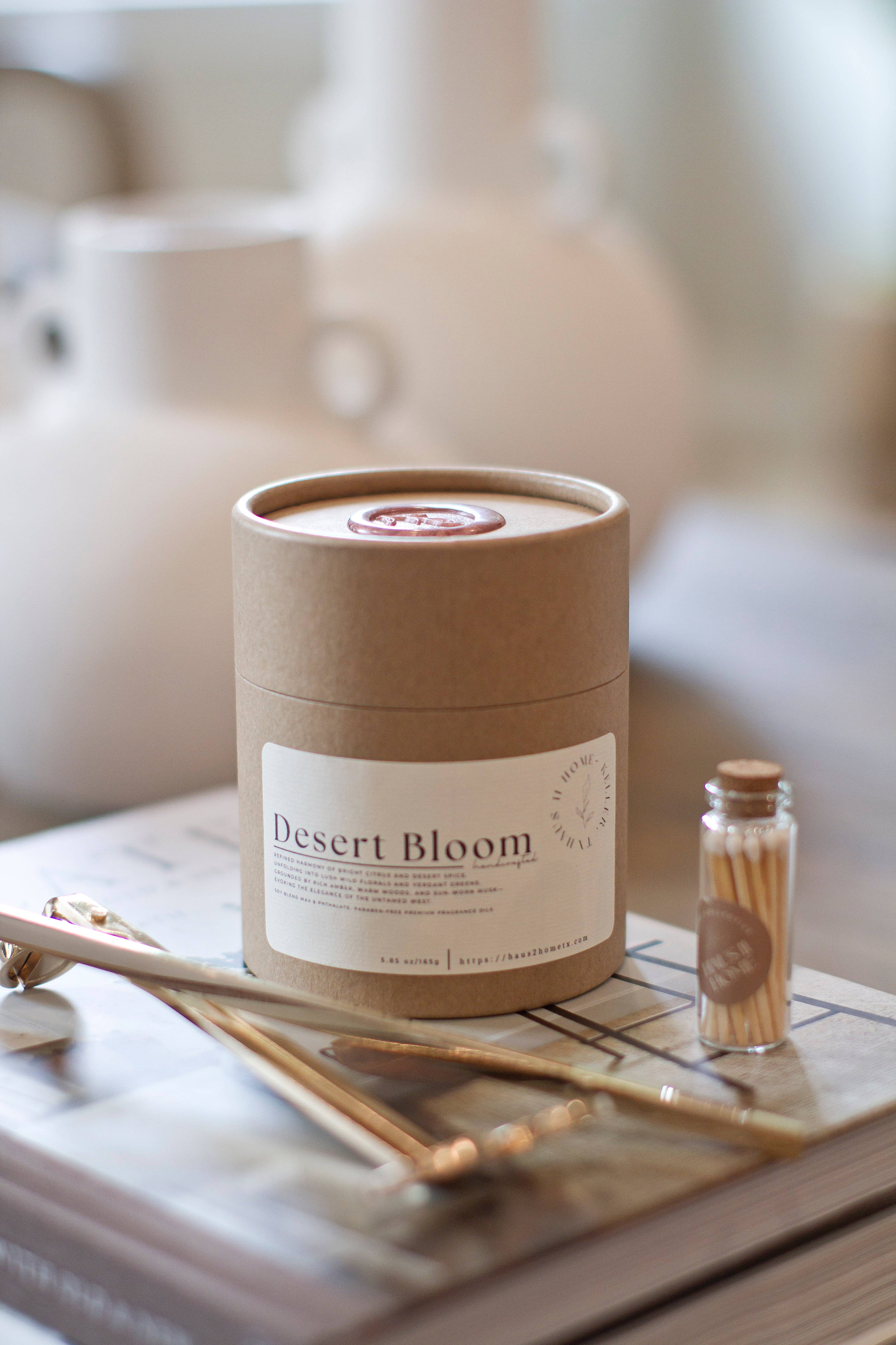 Haus II Home, LLC - Wholesale Jar/Filled Candle - Reusable Terrazzo Candle - Desert Bloom2