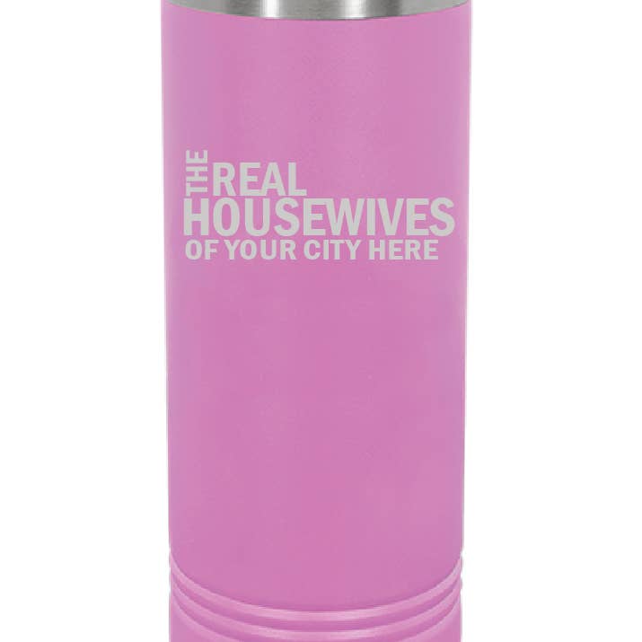 Calm Down Caren - Wholesale Insulated Mug/Tumbler - Real Housewives of CUSTOM CITY Polar Camel Skinny Tumbler