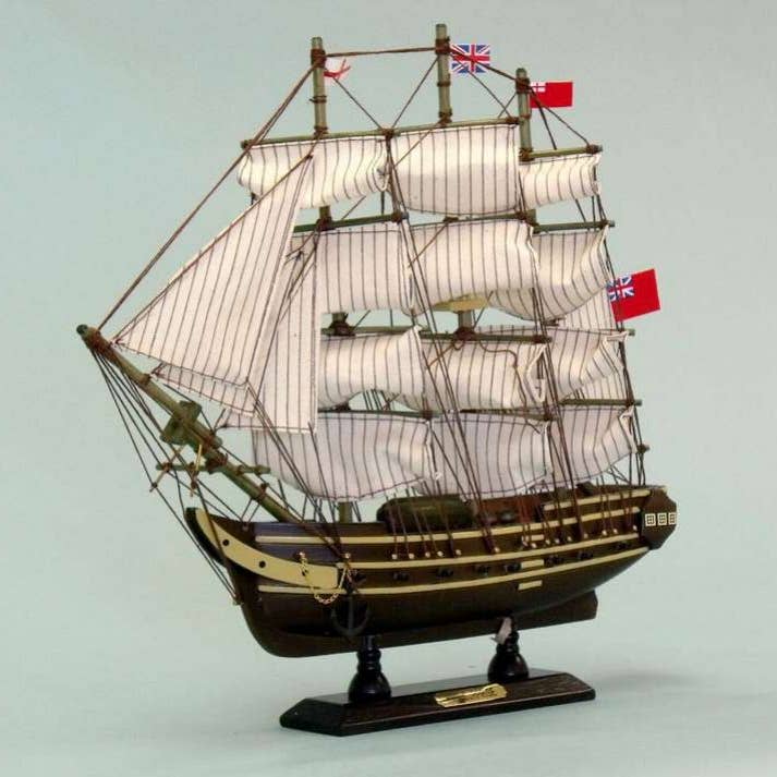 Hampton Nautical - Wholesale Decorative Tabletop Object - Master And Commander HMS Surprise Tall Model Ship 14"1