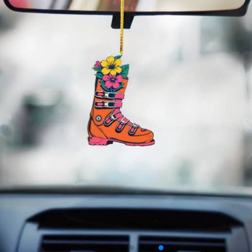 Sofs Designs - Wholesale Ornament - Wood Ornament or coasters. Check different Ski options3