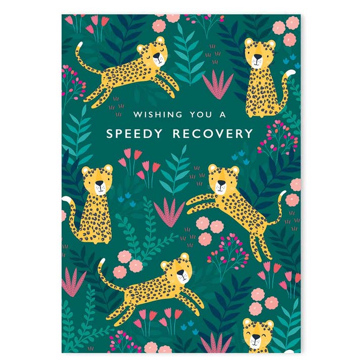 Speedy Recovery Leopards/Bliv rask snart -kort for engroshandel hos Klara Hawkins