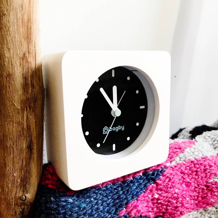Bagby - Wholesale Alarm Clock - Bagby Minimalist Silent Alarm Clock - White5