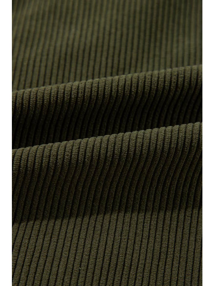 PRETTY BASH - Wholesale Bomber jacket – Women’s - Colorblock Corduroy Fleece Patchwork Button-Up Bomber Jacket8