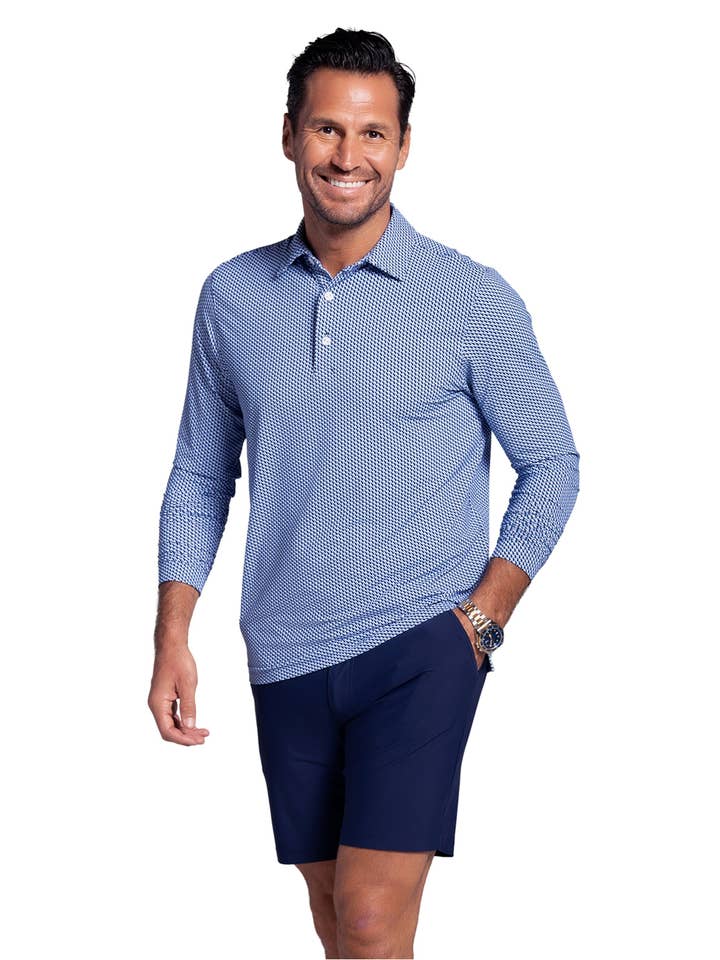 IBKÜL - Wholesale Polo - Men's - Cube Art Long Sleeve Polo13