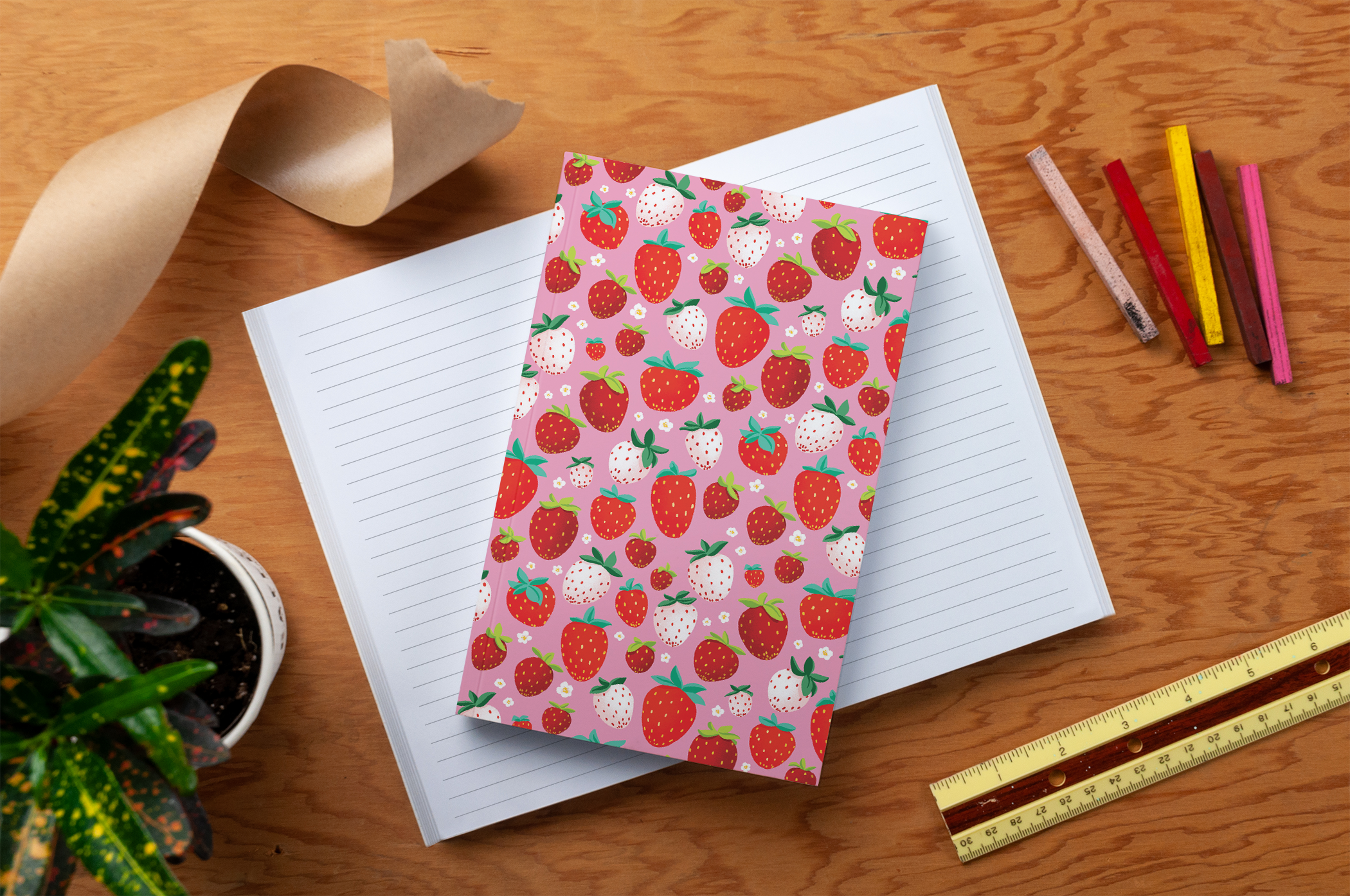 Denik - Wholesale Notebook - Berrylicious Classic Layflat Journal Notebook2