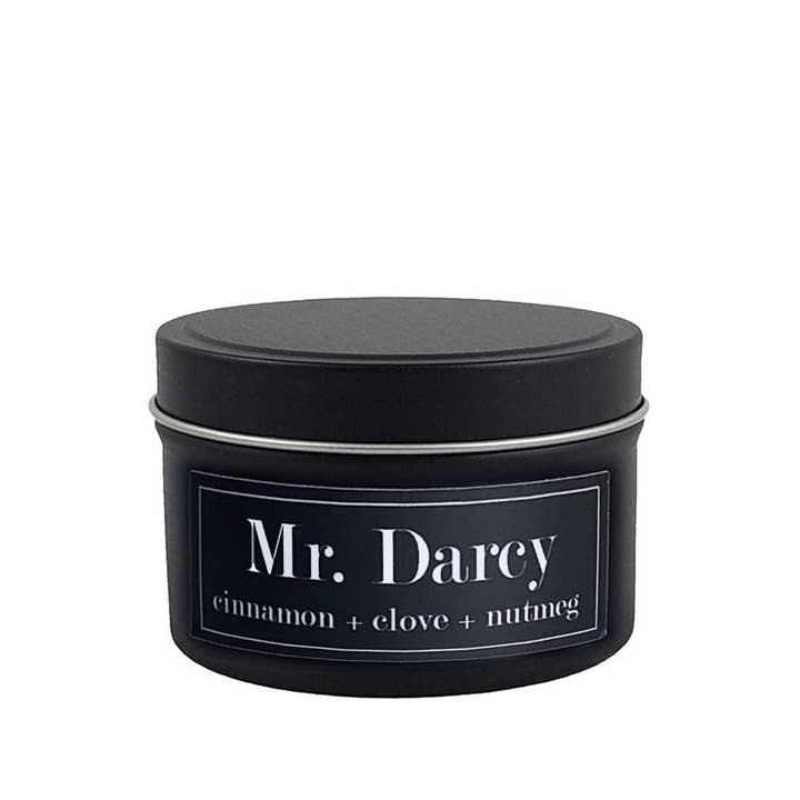 Fly Paper Products - Wholesale Travel Candles - Mr Darcy 4oz Candle Cinnamon + Clove + Nutmeg