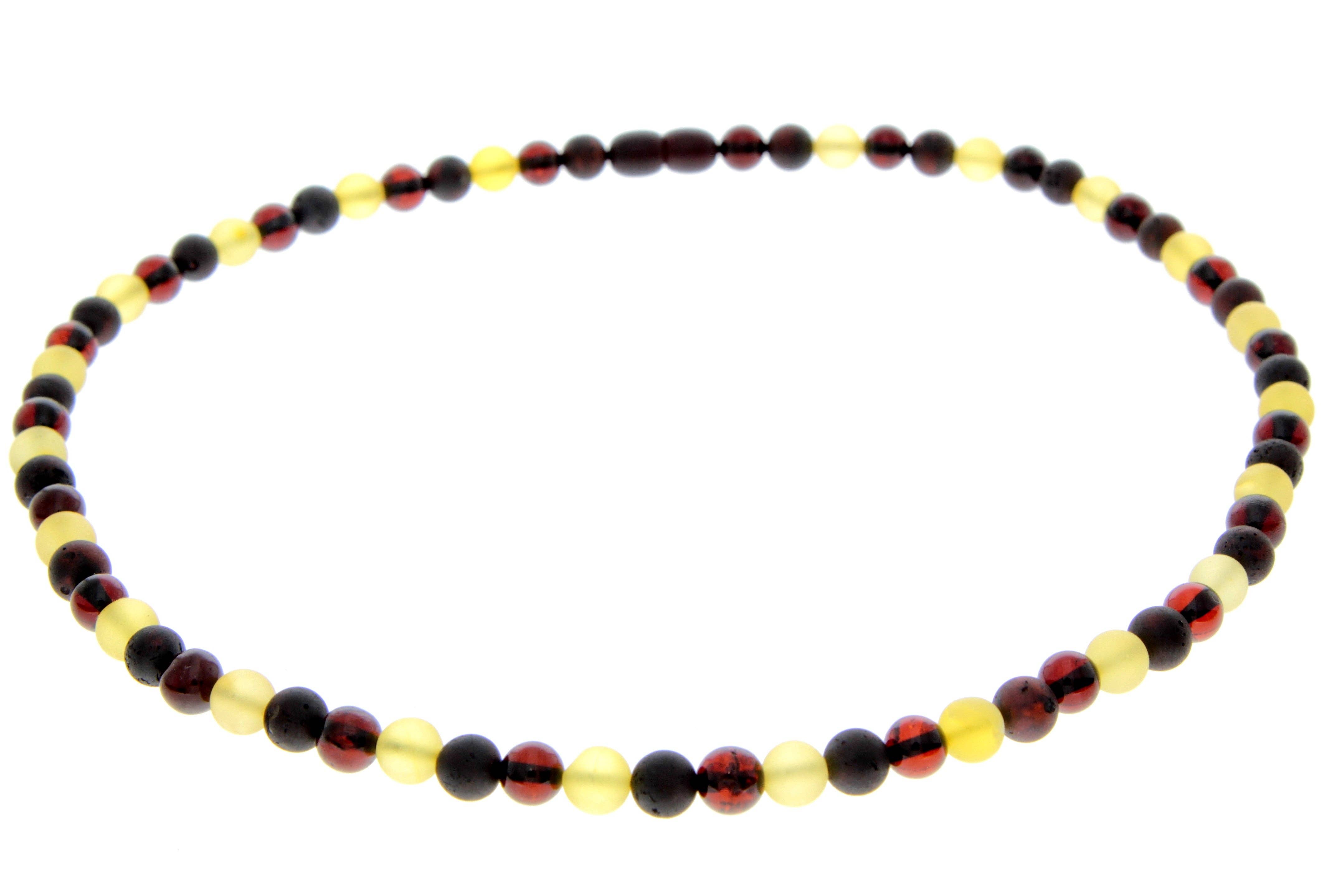 Cognac Genuine Baltic Amber Round Beads for Men / Unisex Beaded Necklace. MB022 for wholesale on Faire0