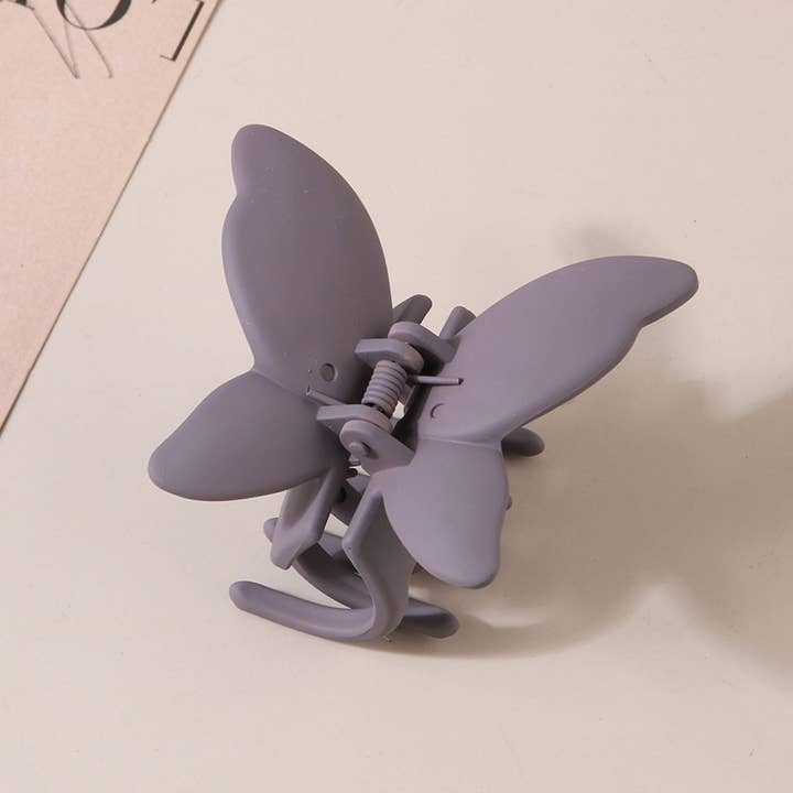 ACCITY - Wholesale Hair Clip - Women's - Matte Butterfly Hair Claw Clip – Strong & Stylish_CWAHA008714