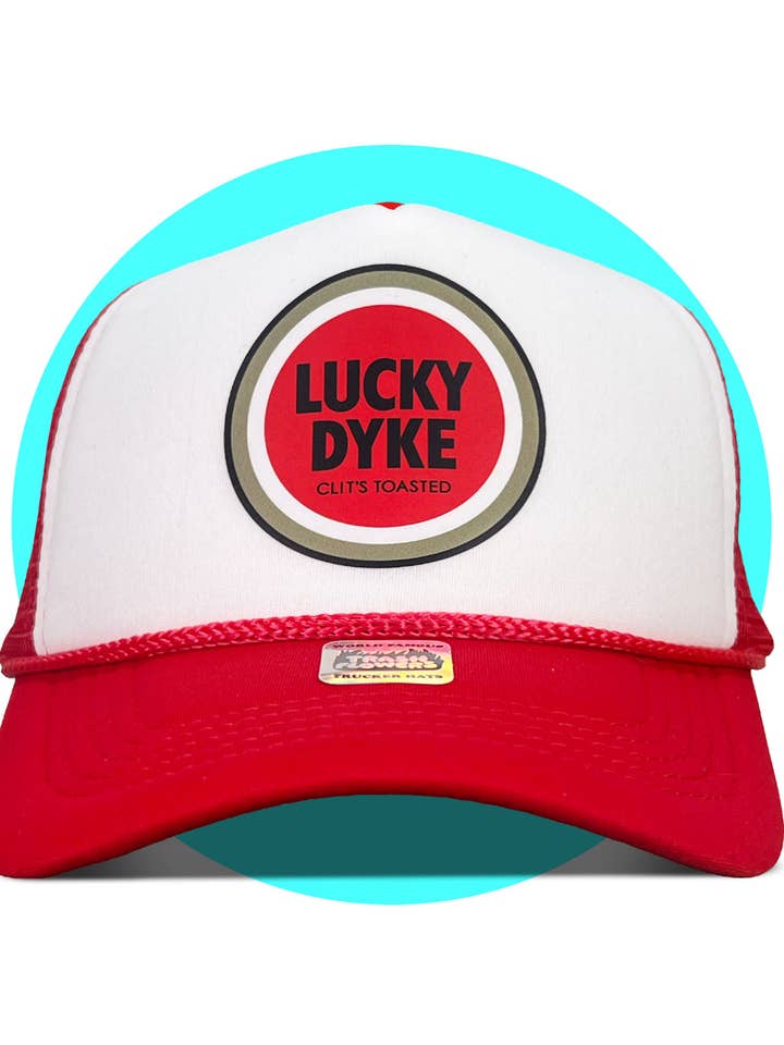 Boné de Caminhoneiro Tostado Lucky Dyke Clit por atacado de Trash Flowers Trucker Hats