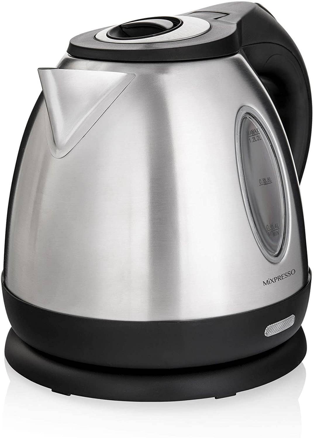 Mixpresso - Wholesale Electric Kettle - Mixpresso Stainless Steel Electric Kettle Cordless Pot 1.2L 1500W Strong Fast Boiling Pot, Water Boiler With Boil Dry Protection0