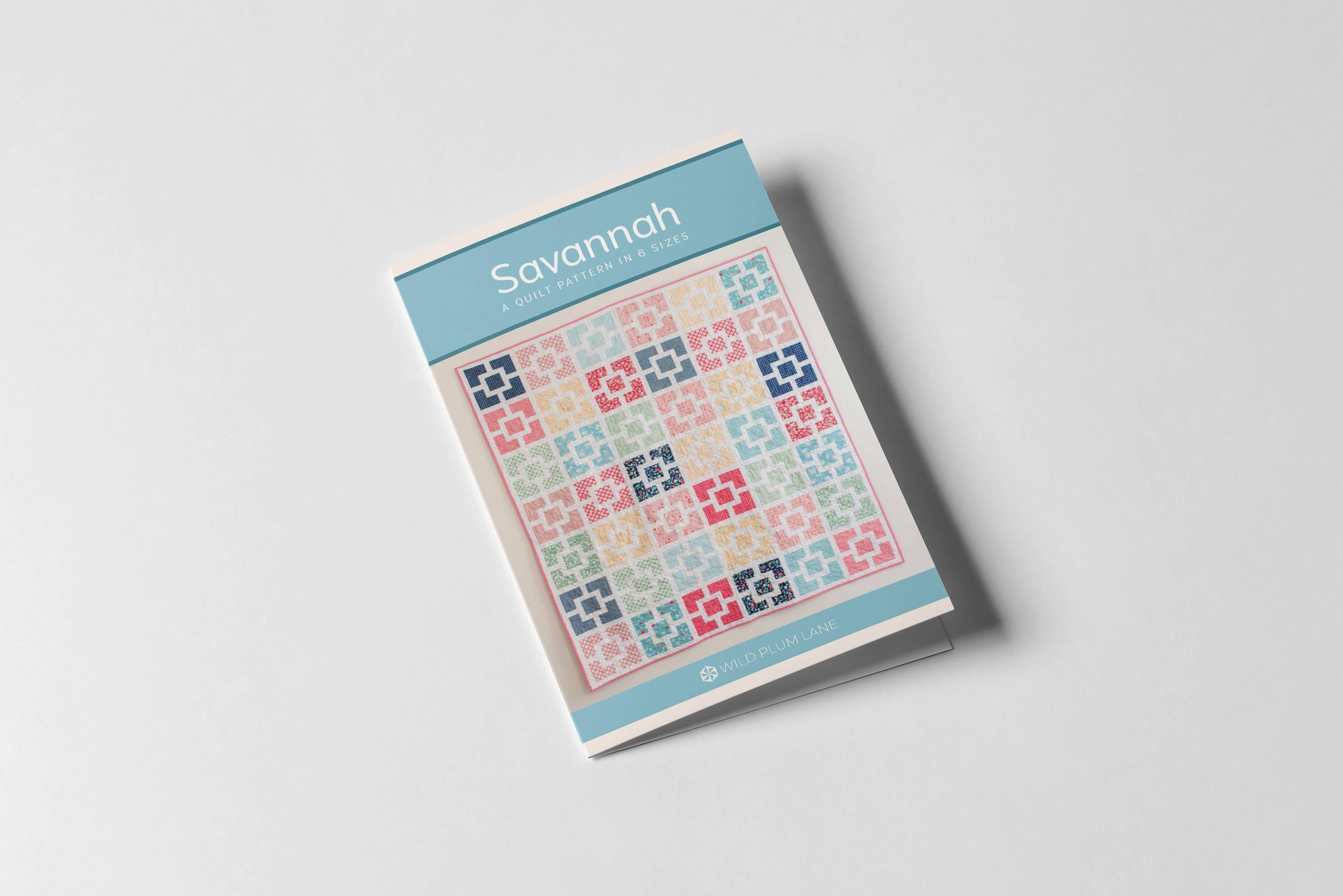 Wild Plum Lane - Wholesale Craft Sewing Kit - Savannah Quilt Pattern - Printed4