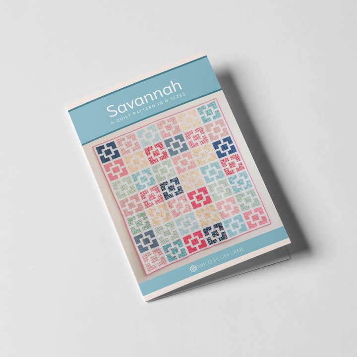 Wild Plum Lane - Wholesale Craft Sewing Kit - Savannah Quilt Pattern - Printed4
