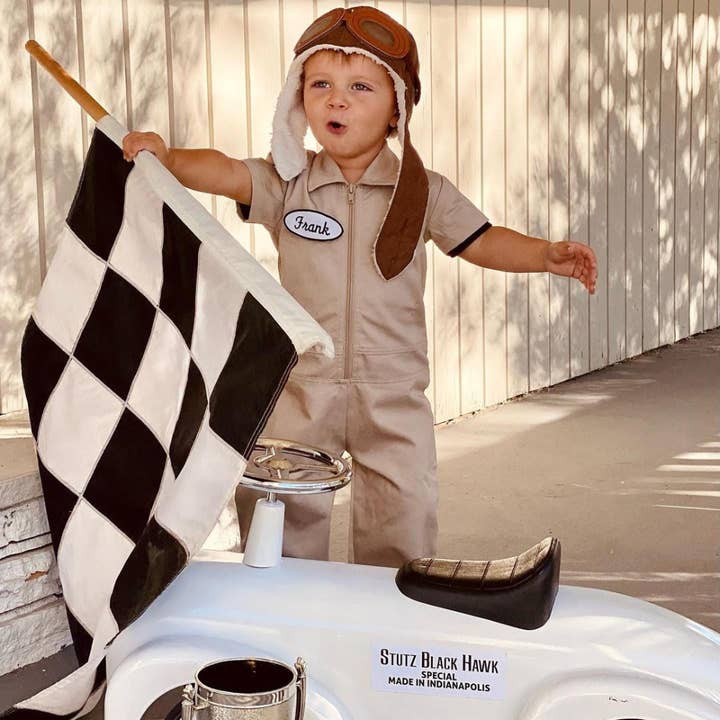 Knuckleheads Boys/ Girls Tan Grease Monkey Coverall for wholesale on Faire