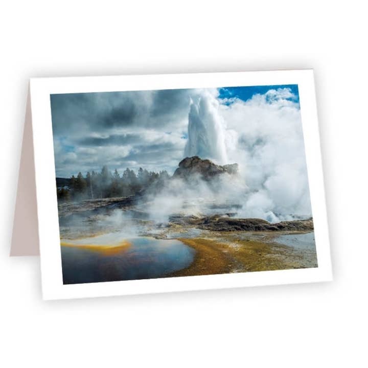 Nature and Wildlife Cards - Castle Geyser for wholesale by Ahava River Cards, Books & Decor