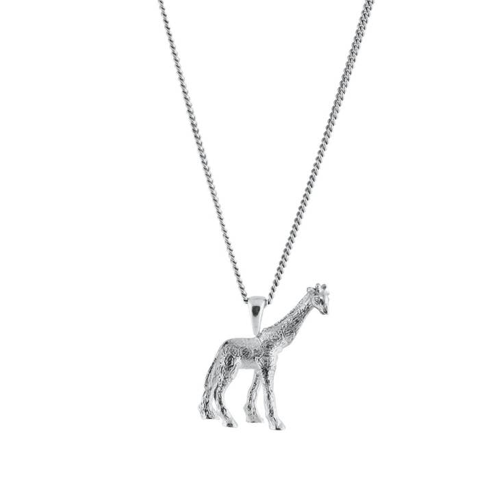 GIRAFFE NECKLACE - Solid Silver for wholesale by Carolinne B