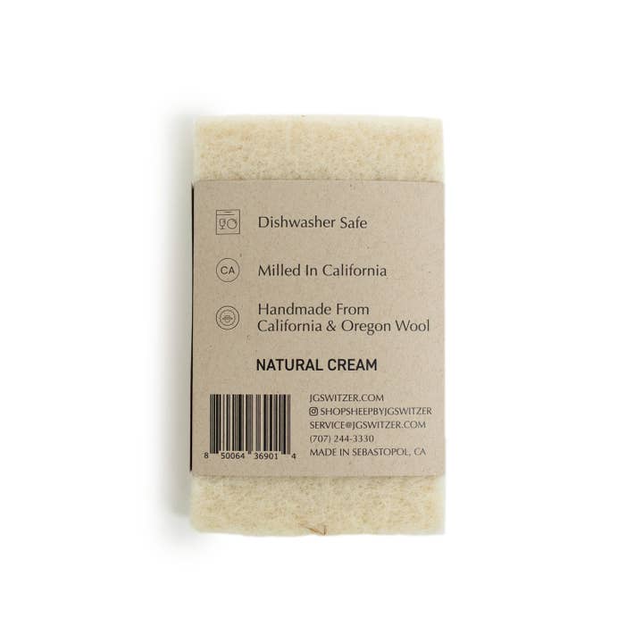 SHOP SHEEP by JG SWITZER - Wholesale Dishcloth - Felted Wool Dish Sponge - 3 Pack5