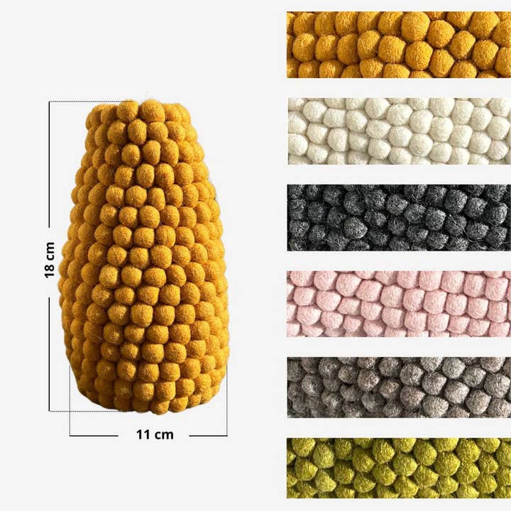 New Heidi - Wholesale Vase - Felt flower vases - New Heidi handmade creation2