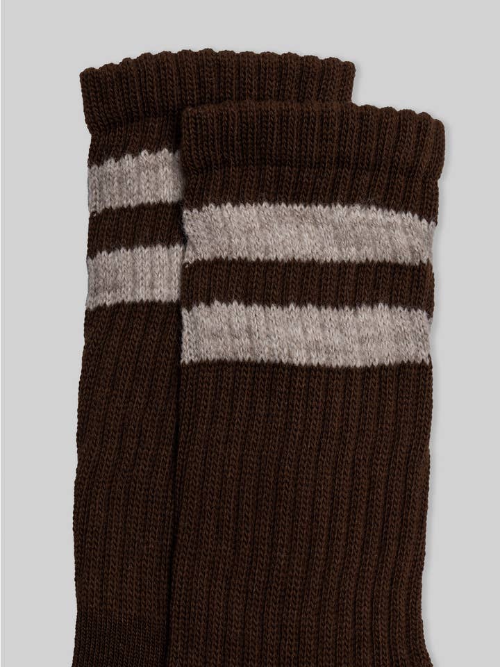 American Trench - Wholesale Socks - Unisex - The Retro Double Stripe6